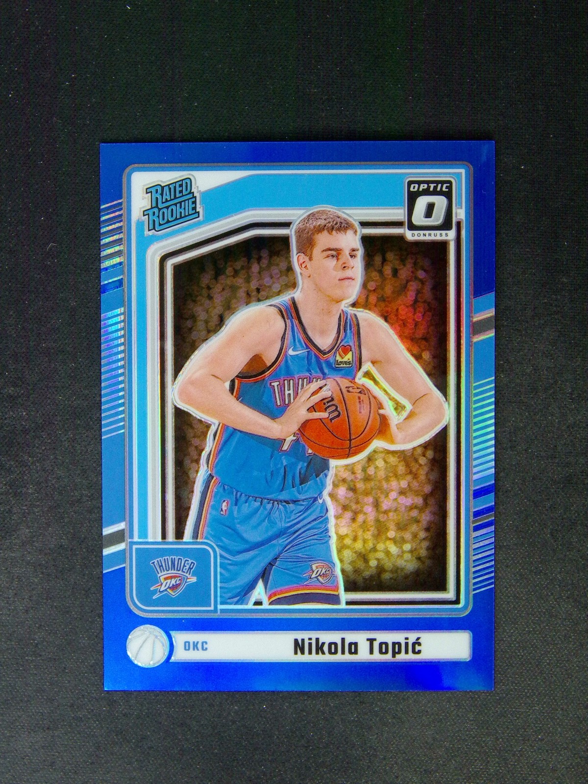 2024-25 Panini Donruss Optic Nikola Topic #208 RC Rated Rookie Preview Blue /49