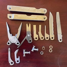 Parts from a Leatherman PST II: 1 Part for repairs or mods