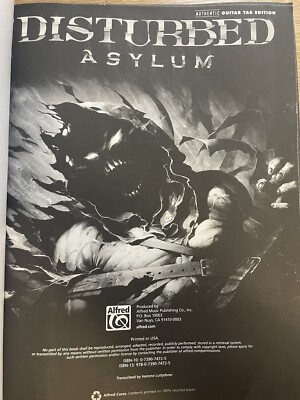 その他 Asylum [CD] Disturbed -- Asylum : Authentic Guitar TAB by Disturbed