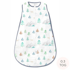 New Swaddle Designs Muslin zzZipMe Sack Watercolor 6-12 months