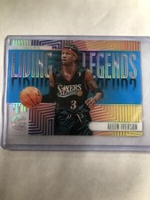 ALLEN IVERSON 2019-20 Illusions Living Legends BLUE SAPPHIRE ACETETE 