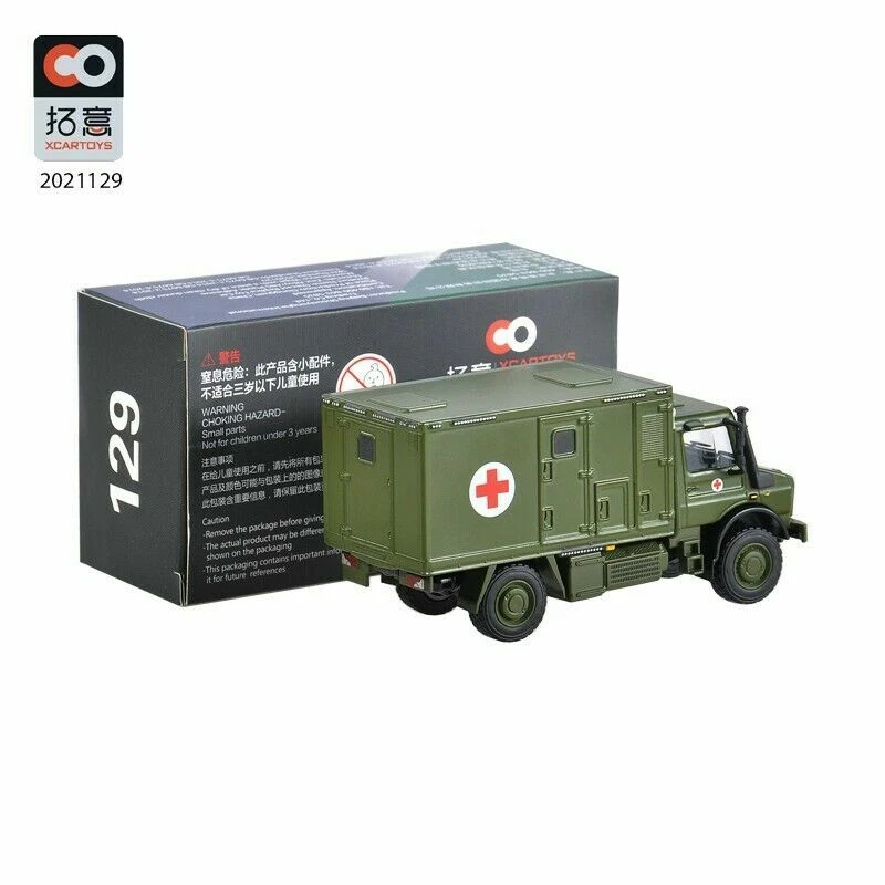 X CAR TOY 1/64 Unimog Field Rescue Type alloy cartoy Finished Product #129 - Image 4 of 4
