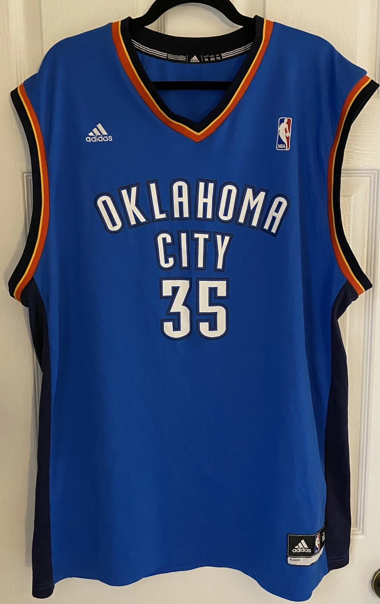 KEVIN DURANT OKLAHOMA CITY THUNDER JERSEY NBA BASKETBALL SWINGMAN ADIDAS  SIZE XL