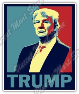 Trump Sticker 2016 Donald Trump President 2016 Republican GOP Car Bumper Vinyl Sticker ...