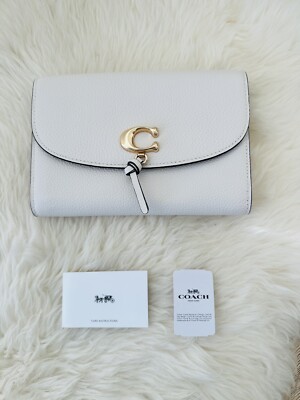 NWT Coach 99427 Refined leather Wallet On Chain Crossbody Bag