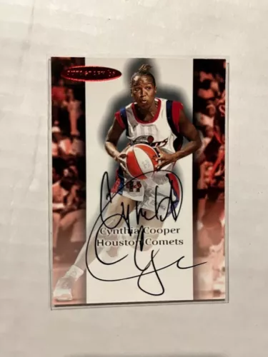 2000 Dominion WNBA Autographics Autograph Cynthia Cooper
