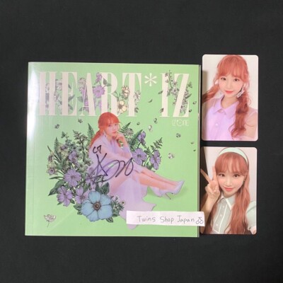 チェウォン 直筆サイン入り IZ*ONE HEART*IZ CD アルバム IZ*ONE [HEART*IZ] All Member Autographed Signed Album IZONE Mint