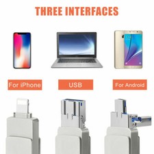 2TB USB 3.0 Flash Drive Memory Stick OTG For iPhone iPad 16/32/64/128/256/512GB