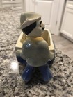 Tony The Peddler Planter Shawnee USA 621 Planter Pot Mint Blue Gray Yellow — photo 4