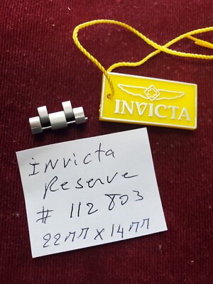 【8233】～【8242】koma様10セット⑩⑪⑫⑬⑭⑮⑯⑰⑱⑲ 1 NEW invicta watch link 22mm x 14mm stainless steel for