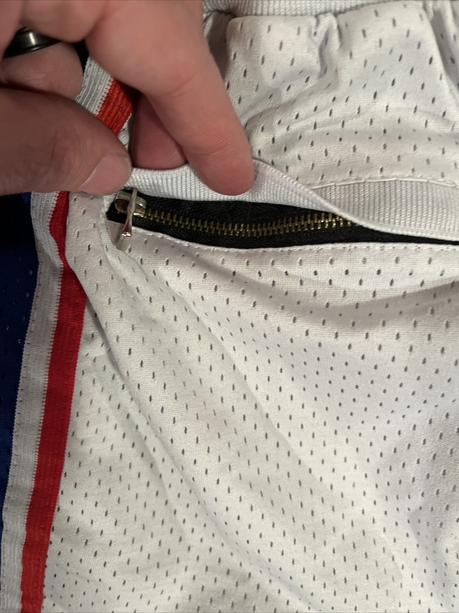 Philadelphia 76ers Sixers Just Don 1996-1997 NBA Shorts Made Philadelphia 76ers Sixers Just Don 1996-1997 NBA Shorts Made