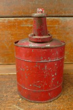 Vintage Antique Underwriters Laboratories Safety Gas Can Gallon USA w/ Brass Tag