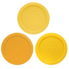 Pyrex Banana Pack Bundle of 7201-PC 4-Cup Food Storage Replacement Lids