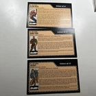 GI Joe Cobra Joe Con 2018 Exclusive File Card Set Sure Fire Slow Kick Scout