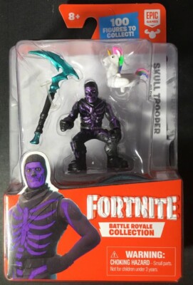 FORTNITE BATTLE ROYALE COLLECTION SKULL TROOPER PURPLE GLOW MINI