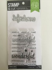 Hero Arts Stamp & Cut YOU CHOOSE! All your Favorite Clear Stamps and Match Dies