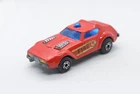 Matchbox Superfast Fire Chief Red No 64 1976 Lesney Diecast *Kid Paint