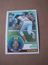 Tony Gwynn (RIP) 1983 Topps baseball Rookie card #482 EX-NM. rookie card picture