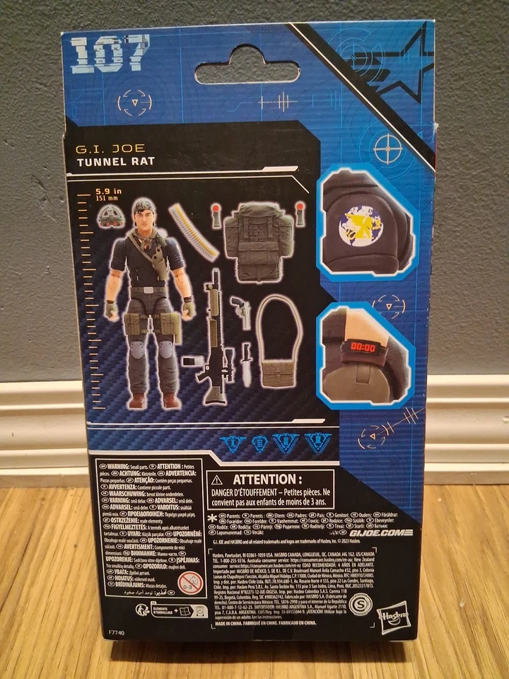 G.I. JOE CLASSIFIED SERIES NIGHT FORCE TUNNEL RAT 107 6 IN ACTION FIGURE (NIB) - Image 2 of 4