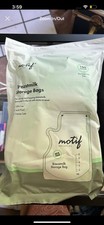 Motif Breast Milk Storage Bags 100ct, Leak-Proof, Freezer-Safe