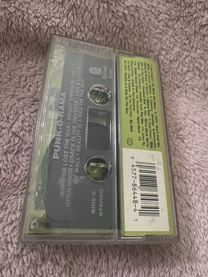 Vintage Punk O Rama Vol 1 - Epitaph Records 1994 Cassette original pressing Rare Foto 2 de 4