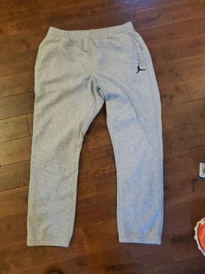 2017 Nike Jordan Essentials Fleece Joggers Sweatpants Gray Men's 2XL AA3398-063