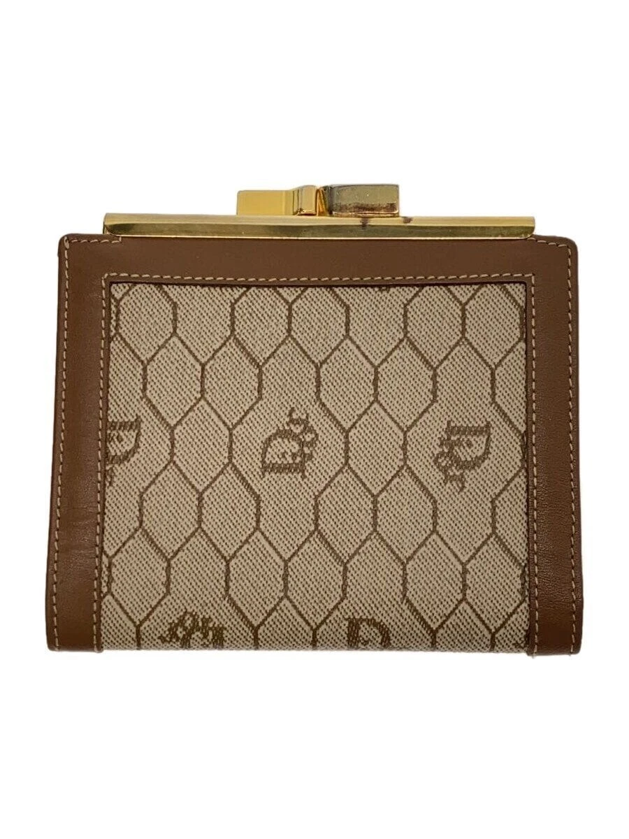 Portefeuille Christian Dior deux plis BEG all over femme
