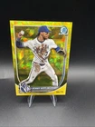 2025 Bowman Chrome Sapphire Bobby Witt Jr. Yellow Refractor #/75 Royals