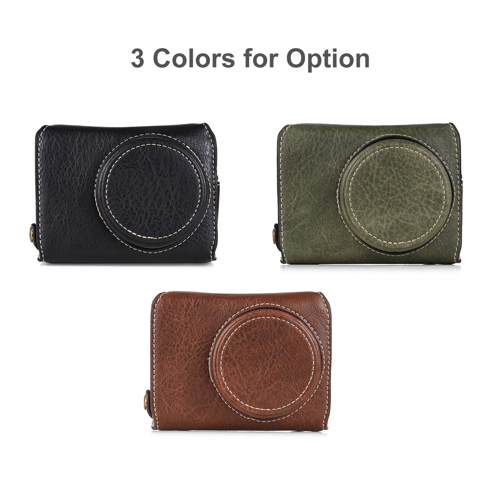 Camera Case Synthetic Leather Camera Carry Bag With Shoulder Strap Replacement