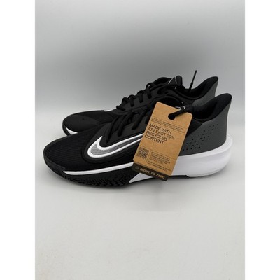 Nike Precision VII Shoes Mens 9 Black White Iron Grey  display picture 1