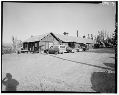 Photo:1. View southeast - Lake Lodge, Laundry, Lake, Teton County, WY