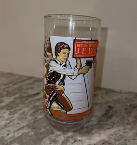 Burger King Star Wars Return of the Jedi 1983 Promotional Drinking Glass (4 set)
