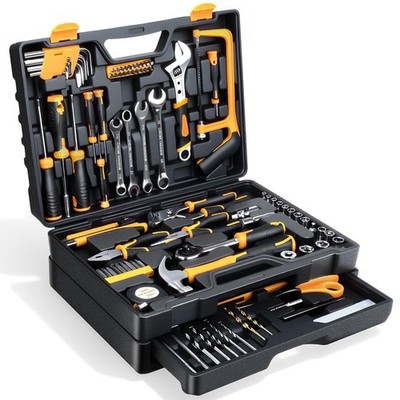 Tool Set- 412 Piece Home Repair/Auto Tool Kit, Storage Organizer with Drawers, T