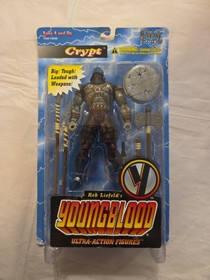 MCFARLANE TOYS - CRYPT - YOUNGBLOOD - ULTRA-ACTION FIGURES SERIES 1 1995