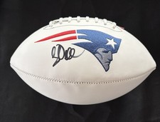 Corey Dillon, New England Patriots, signed Football Beckett COA