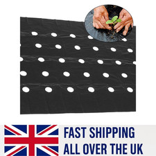 Weed Control Fabric Ground Cover Membrane Sheet Garden Landscape Mat With Holes