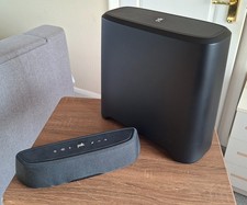 Polk MagniFi Mini AX Ultra compact Dolby Atmos and DTS X Sound Bar and Subwoofer