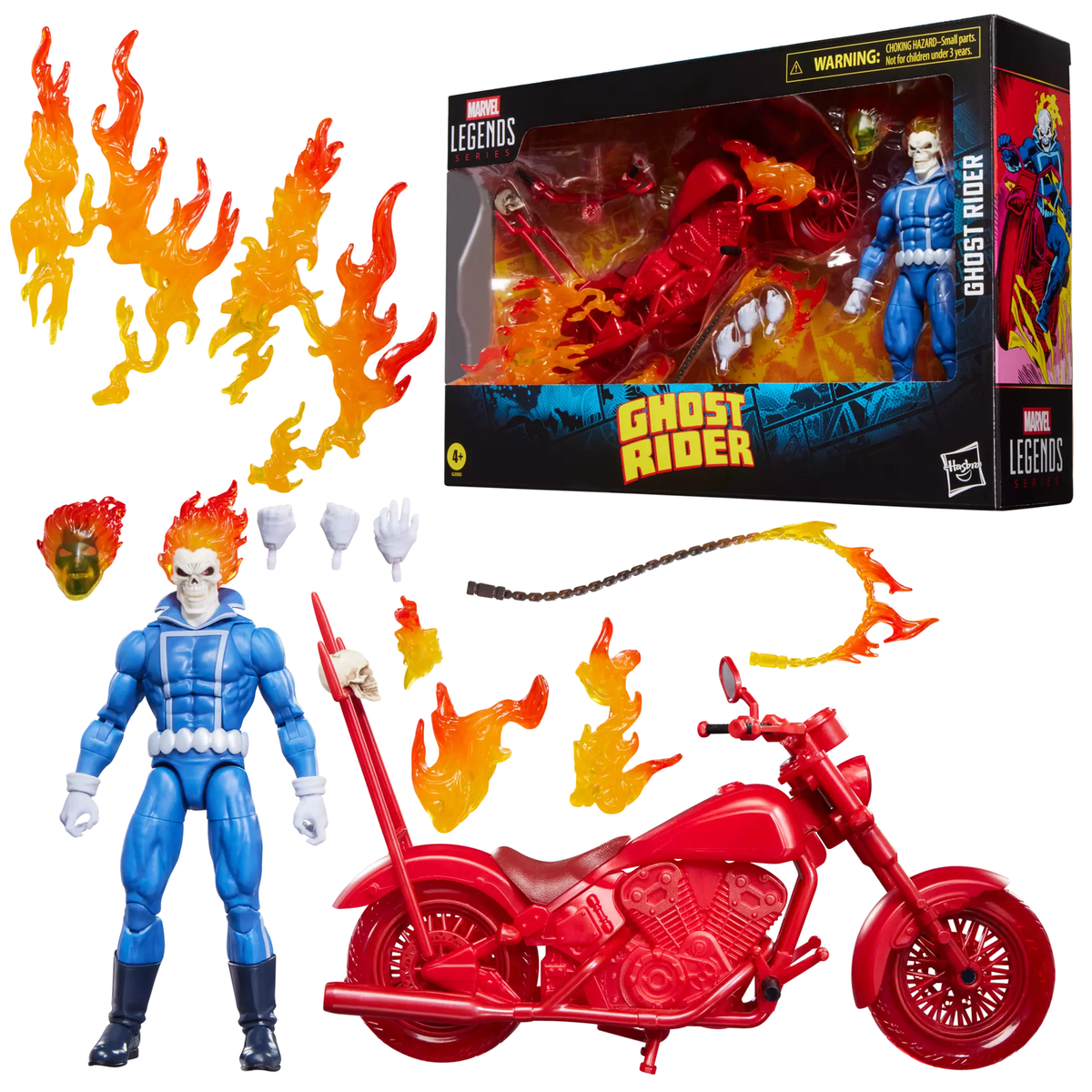 Marvel Legends Ghost Rider Johnny Blaze & Motorcycle Action Figure