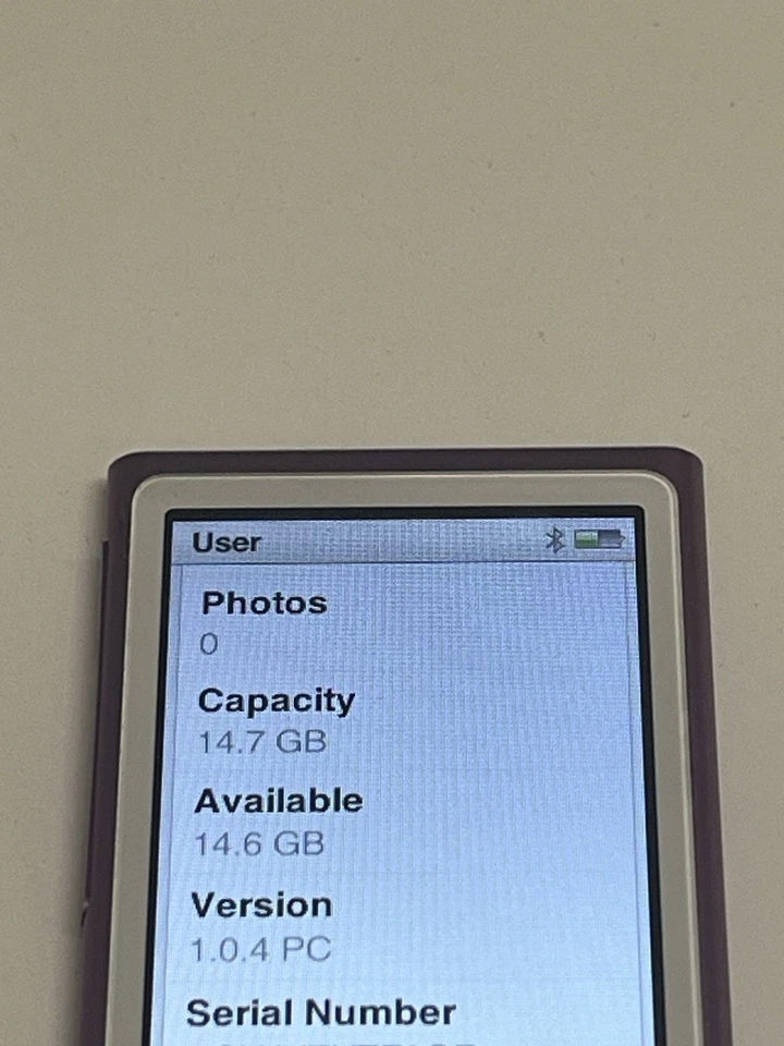 Apple iPod Nano 7ª Generación A1446 16GB MD475LL Rosa - Grabado Foto 2 de 4