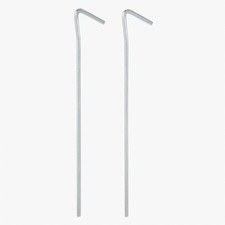 Image of Highlander Steel Wire Pegs 24CM Pack of 10 | Tent Pegs for Camping & Hiking