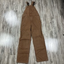 Carhartt Sandstone Bib Overall Double Knee Men 34x36 R06 BRN Brown NWT NOS