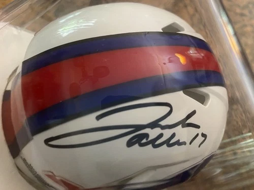 Josh Allen signed speed mini helmet Fanatics