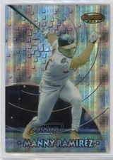 1997 Bowman's Best Atomic Refractor Manny Ramirez #62 10lp