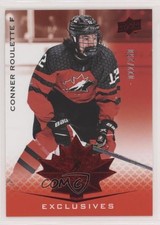 2021 Upper Deck Team Canada Juniors Exclusives 22/250 Conner Roulette #88 d4e