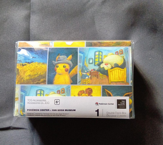 Pokemon Center x Van Gogh Museum Double Deck Box NEW