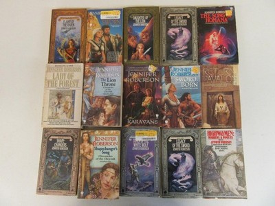 BIG Lot (15) JENNIFER ROBERSON Vintage Fantasy Books CHEYSULI Track White Wolf