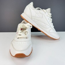 Reebok Classic Leather GY0956 Womens 6.5 White Gum Sneakers Shoes Retro