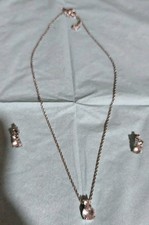 Parure Collana Orecchini  Swaroski Vintage