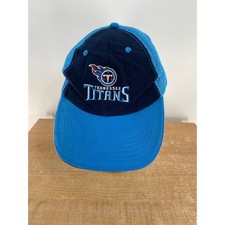 Tennessee Titans NFL Idegy Trucker Hat Navy Columbia Blue Nissan Adjustable Cap