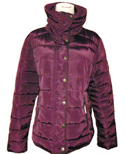 CHAMONIX COLLECTION WOMENS PURPLE PUFFER JACKET FULL ZIP SNOWBOARD/SKI COAT L